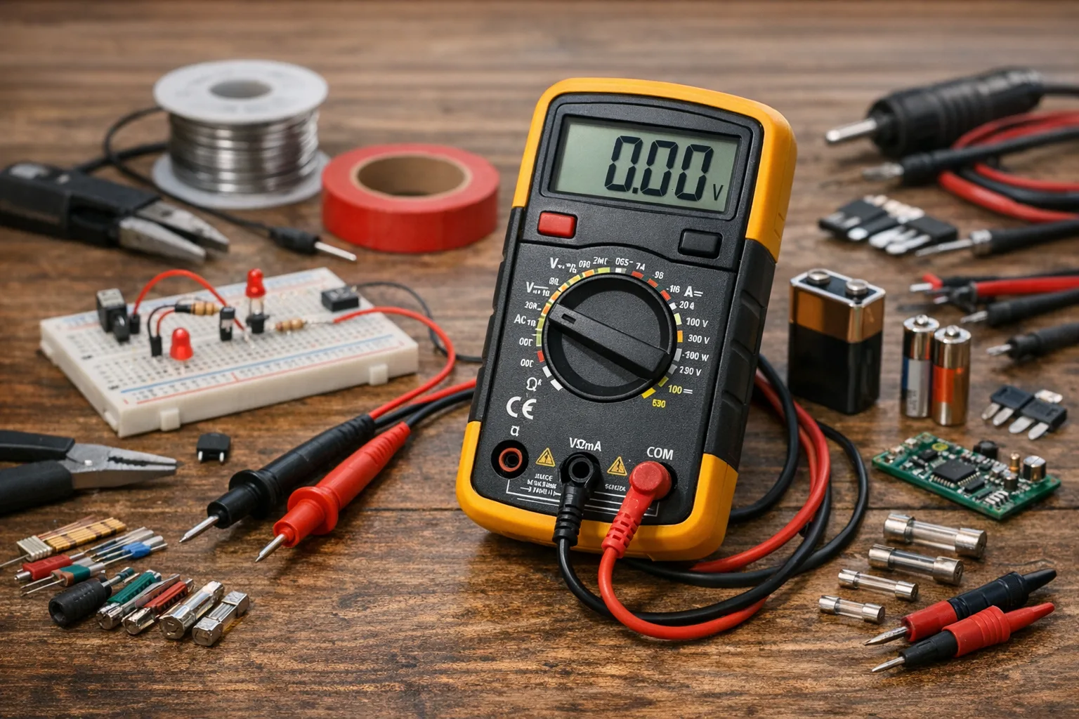Multimeter Anfaenger-Guide: Erste Schritte, wichtige Tipps und haeufige Anwendungen