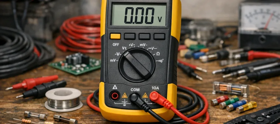 Multimeter Basics erklaert: So funktioniert das Messgeraet und was du wissen musst
