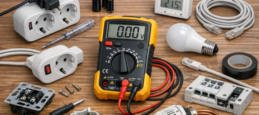 Multimeter Messungen im Haushalt: Typische Anwendungen einfach erklaert