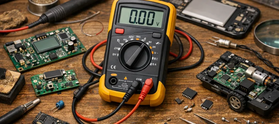Praktisches DIY mit Multimeter: Bau und Reparatur kleiner elektronischer Geraete verstehen