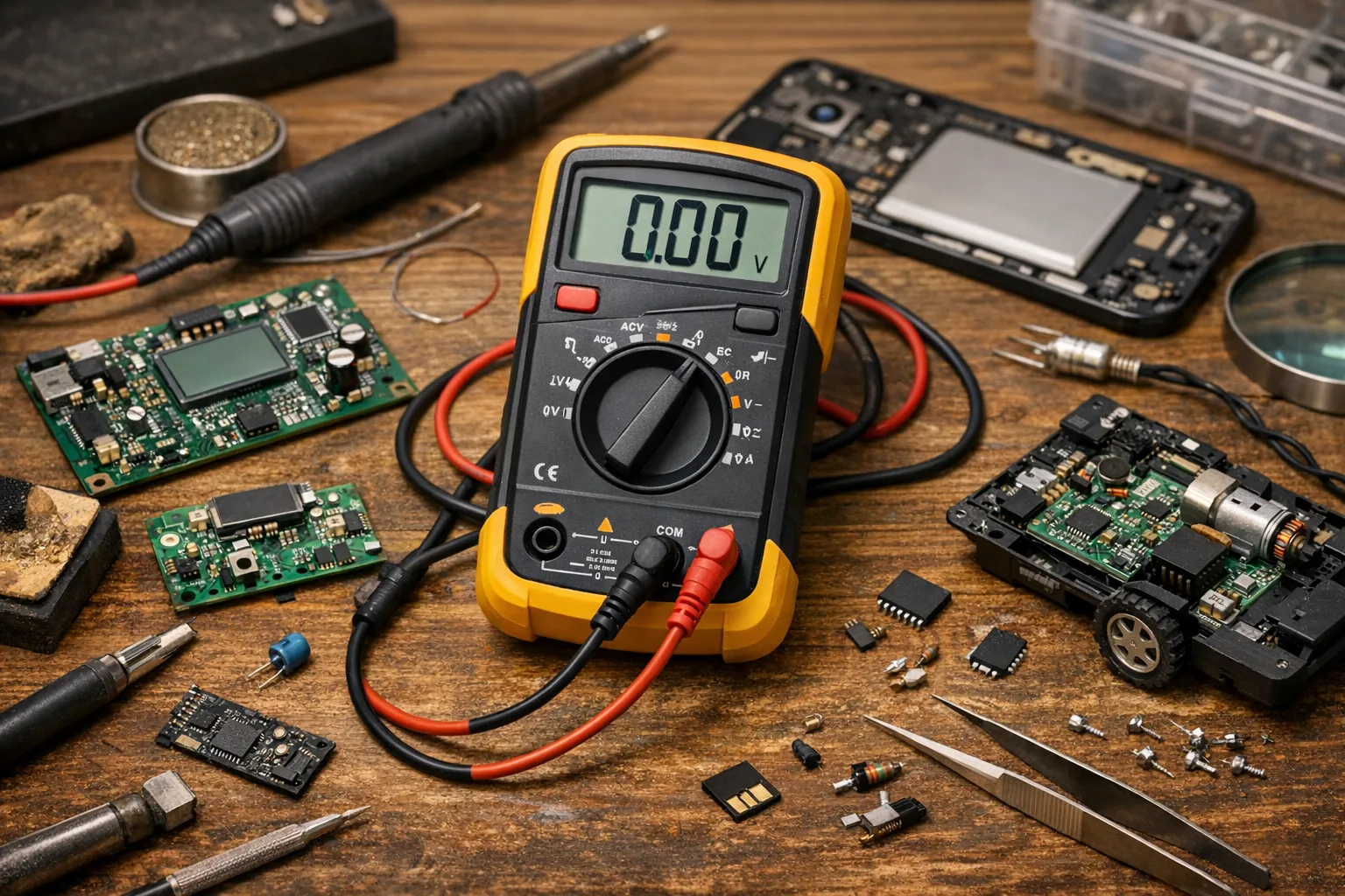 Praktisches DIY mit Multimeter: Bau und Reparatur kleiner elektronischer Geraete verstehen