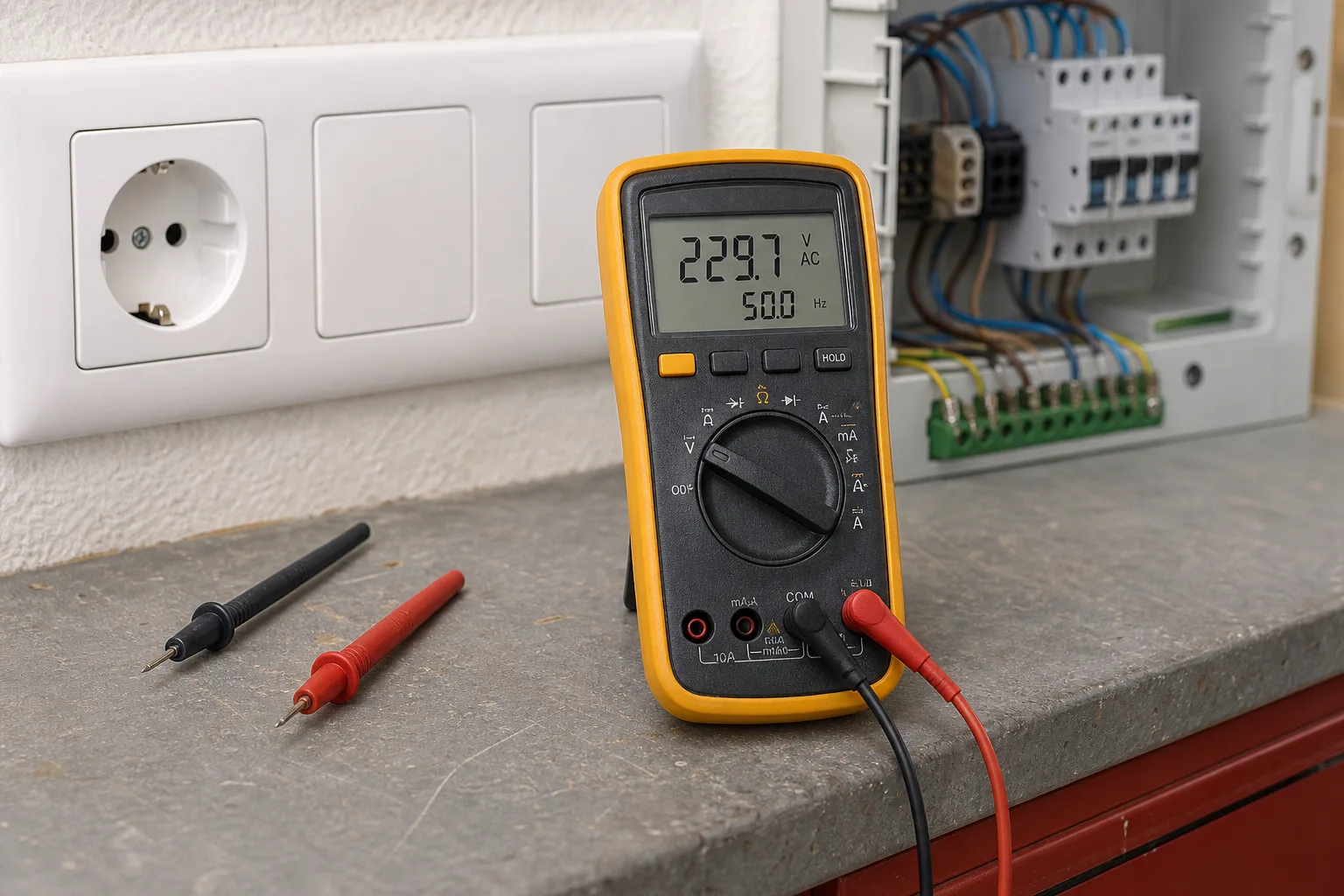 Multimeter Spannung messen: Wechsel- und Gleichspannung sicher messen
