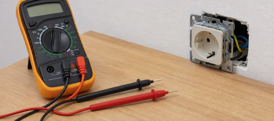 Spannungspruefung im Haushalt mit dem Multimeter: So ueberpruefen Sie Steckdosen und Leitungen